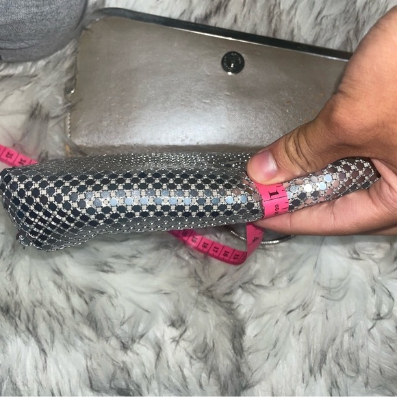 Vintage🤍Sliver purse silver flap bag shoulder bag - Picture 7 of 12